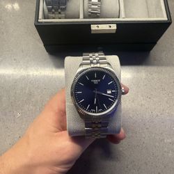 Tissot Ballade 40mm Blue Face - Original Box/Receipt/full link set - PICKUP CORAL GABLES TODAY
