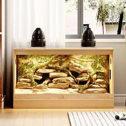 90 Gallon Large Reptile Terrarium Enclosure