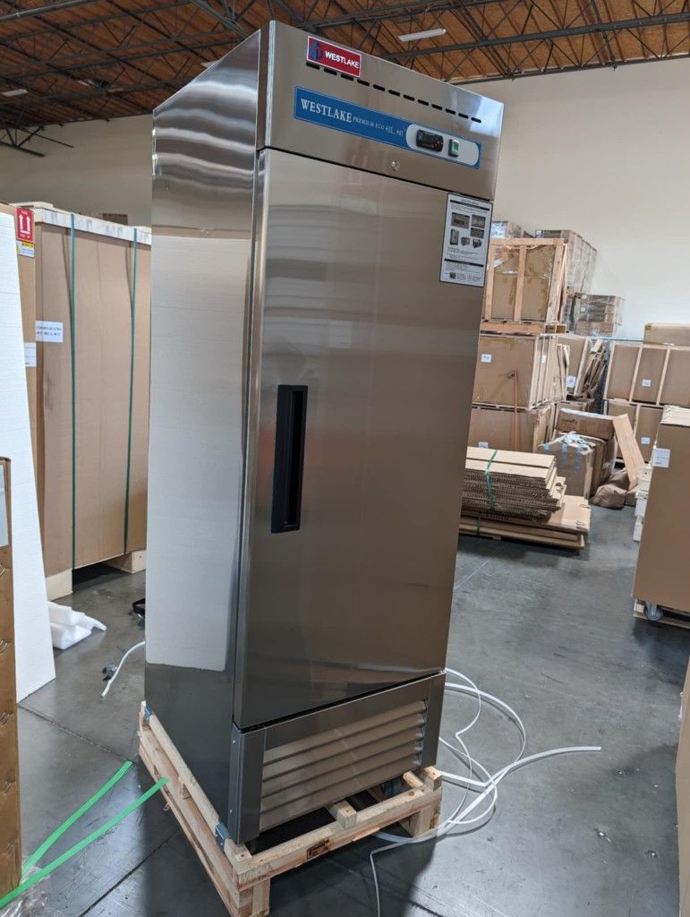 Single Door Stainless Steel Refrigerator