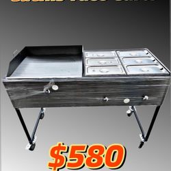Taco Cart/ Catering Gridle/ High Presure Burners/ Food Warmers/ Plancha/ Comal/ Carro Taquero/ Party Supplies 