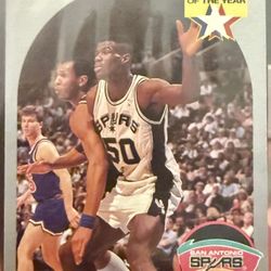 1990 NBA Hoops David Robinson #270 Rookie Card Like New 