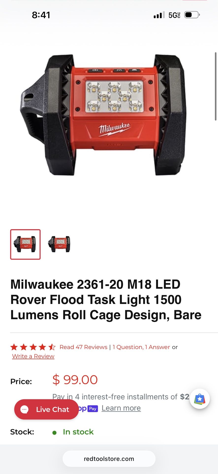 Milwaukee Lamp