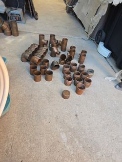 Assortment of 2" Copper Pressure Fittings