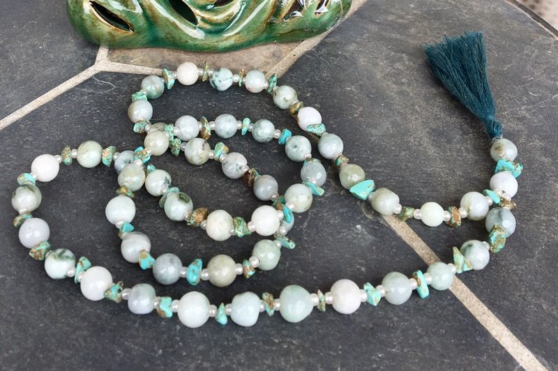 Burmese real jade necklace