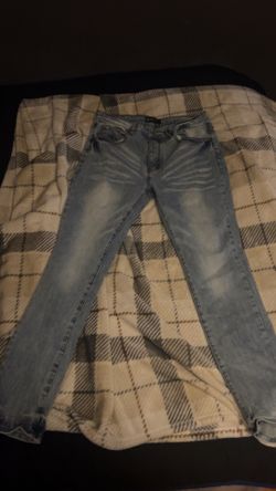 Purple jeans