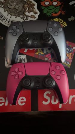 Two PlayStation 5 controllers