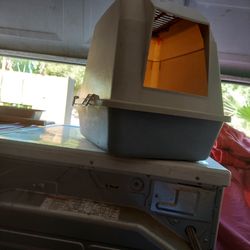 Pet Litter Box And Pet Bed