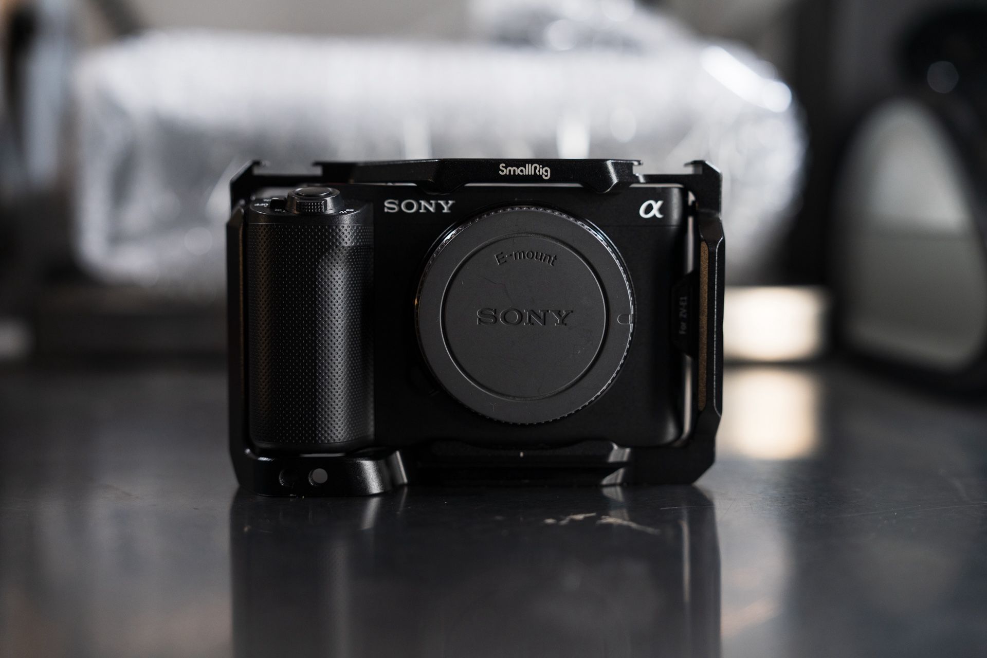 Sony ZV-E1 Mirrorless Camera w/ Ulanzi CU01 Cooling Fan + SmallRig Cage + Sony Battery & Charger For Sale!