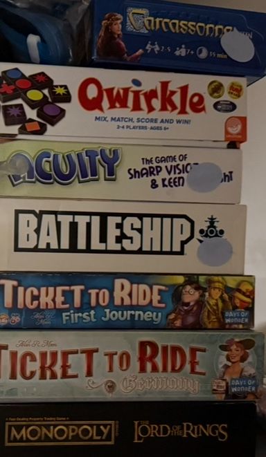 lot of used board games for kids