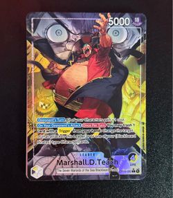 One Piece CCG - Marshall D. Teach Alternate Art, Leader