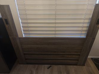Wooden Headboard and Footboard