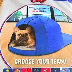 NBA oklahoma  Heat Plush Pet Nap Cap Dog Bed Small