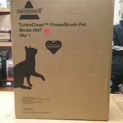 *BRAND NEW* Bissell TurboClean PowerBrush Pet Carpet Cleaner, 2987,Green/ Black 