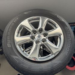 (all 4) 2018 Ford F150 Hankook Dynapro Tires And Rims 
