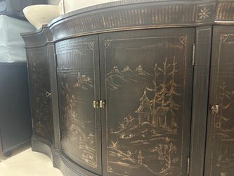 Ethan Allen Dark Wood Furniture Piece
