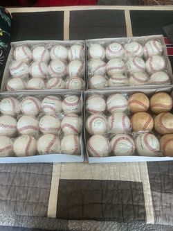 Brand new baseballs