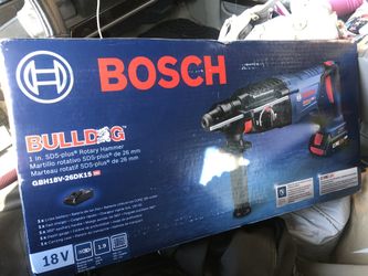 Bosch Bulldog SDS-plus Rotary Hammer 18v