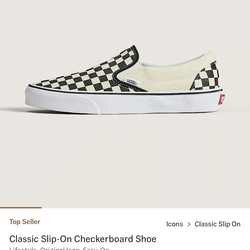 Vans Classic Slip-On Checkerboard Shoe