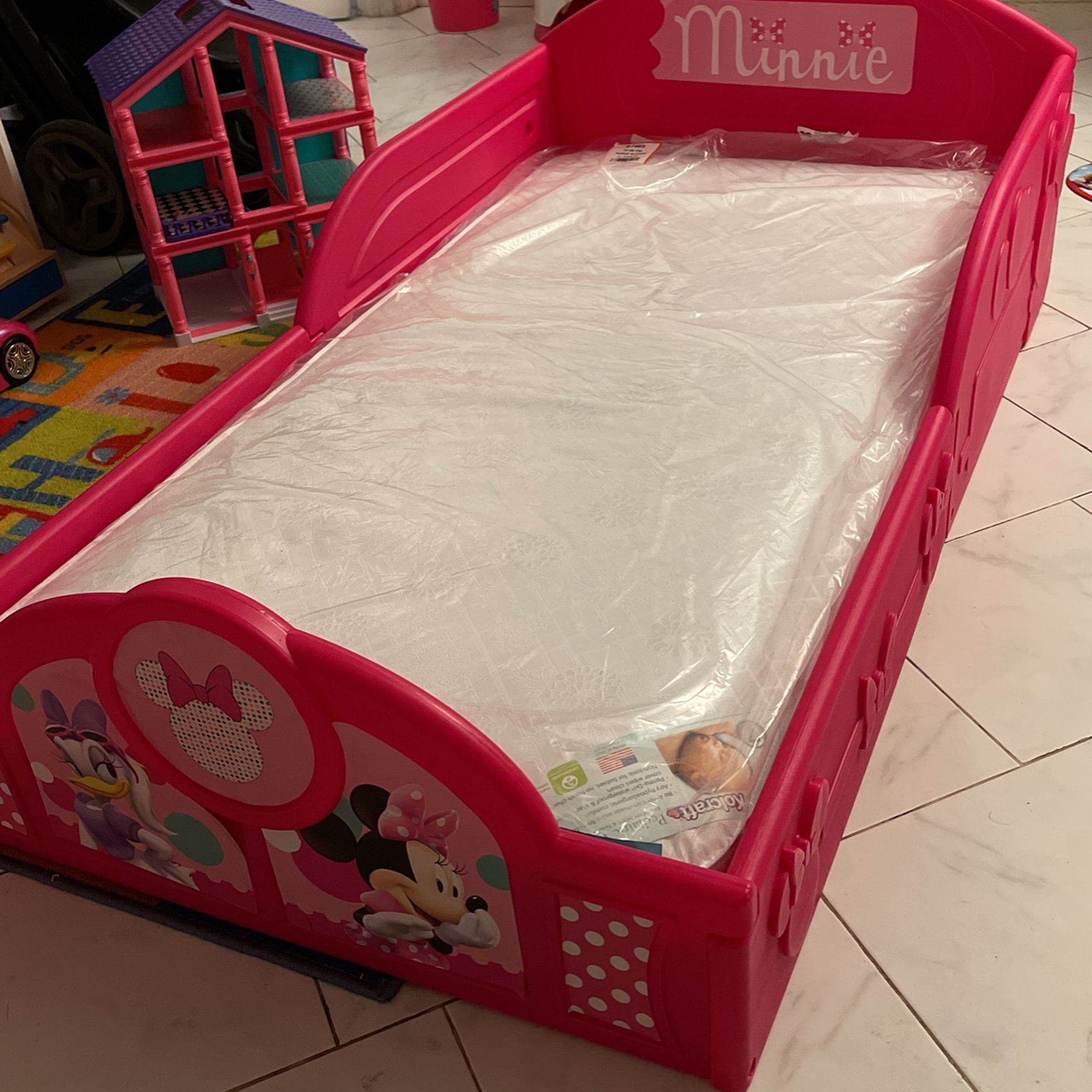 Minnie Mouse Toddler Bed For Sale !