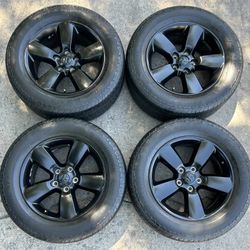 20 Inch Black Ram 1500 Wheels And Tires 