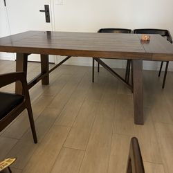 Large extendable dining table