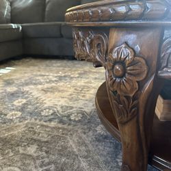 Solid Wood Large Coffee Table