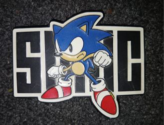 Sonic The Hedgehog Belt Buckle