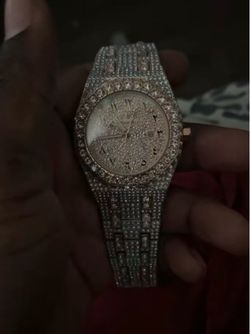 Audemars Piguet Diamond Paved Eastern Arabic Dial Watch