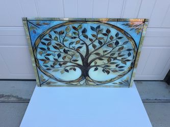 Tempered glass wall art backsplash brand new