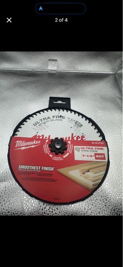 Milwaukee 7-1/4" 60T Ultra Fine Wood Blade
