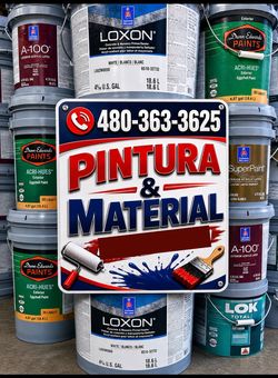 Pintura y material