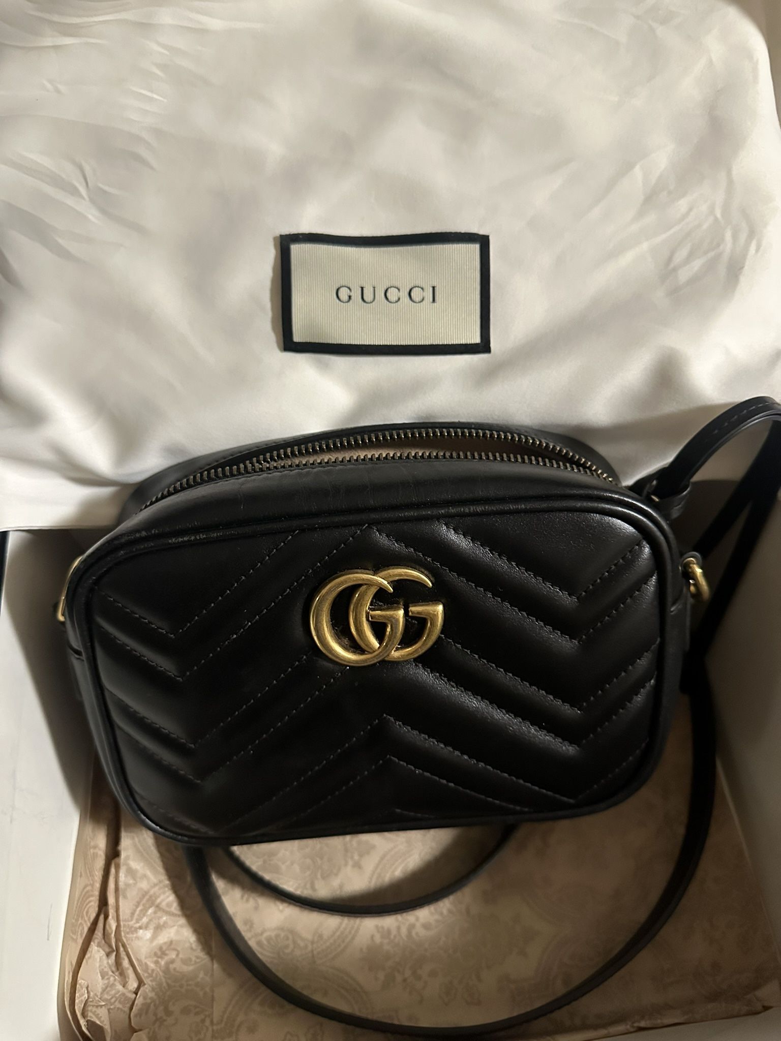 GG Marmont mini camera bag