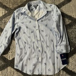 New Women’s dress Shirt Blouse Medium 