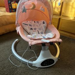 Columpio Rosa Para Bebe (Pink Baby Swing)