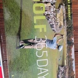 365 DAYS OF GOLF, ROBERT SIDORSKY, MINT CONDITION