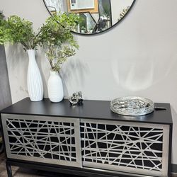 Brand New Black Tv Media Stand 57”w