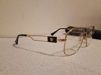 Versace Clear Sunglasses! VE1287! 1443 Black/Gold colorway!