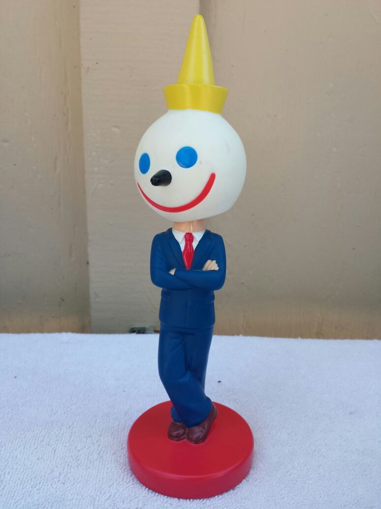 "Jack in the Box" bobblehead figurine.