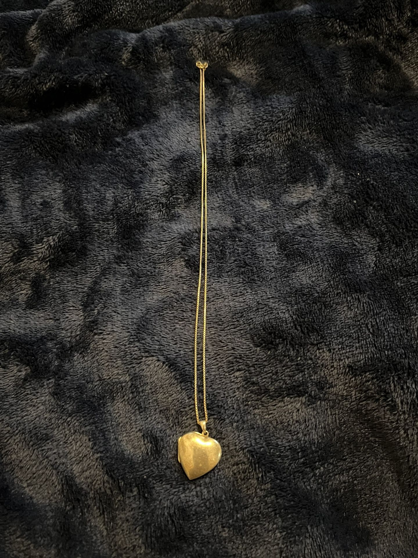 925 Heart Locket with Box Chain