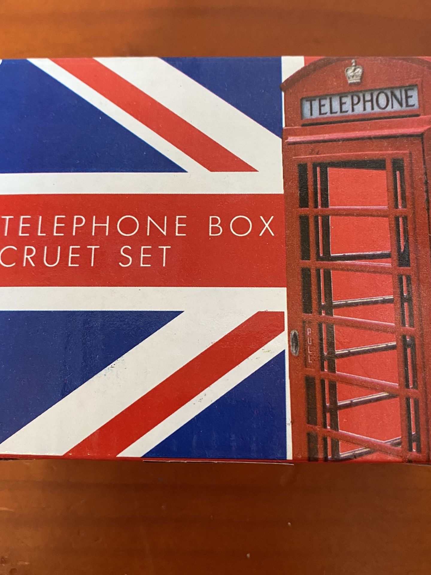 British Telephone Booth Salt and Pepper Shakers