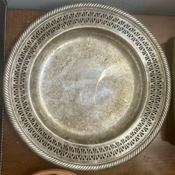 Silver Plate, Lace Detail, Beautifully Embossed 