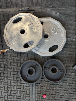 Olympic weights 110lbs total