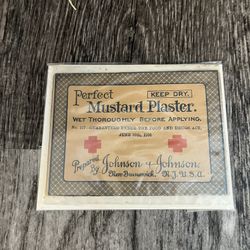 Vintage Antique Johnson & Johnson Musters Plaster