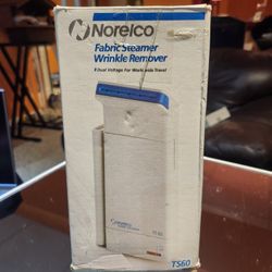 Norelco Travel Care Fabric Steamer Wrinkle Remover Model TS60 Dual 