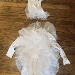 White Chicken Halloween Costume For Kids