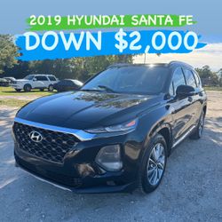 2019 HYUNDAI SANTA FE - Down $2,000