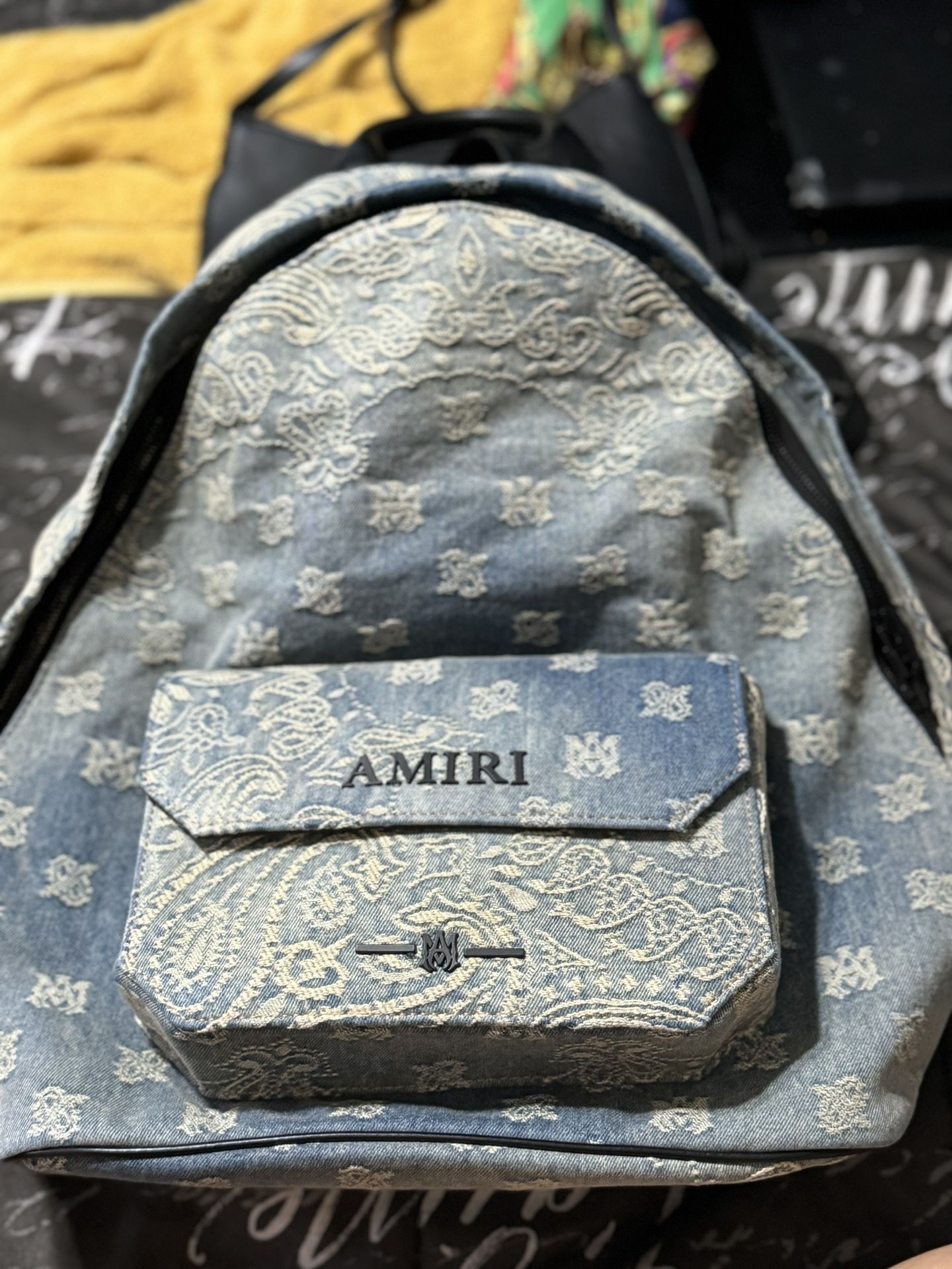 Brand New Amiri Denim Backpack