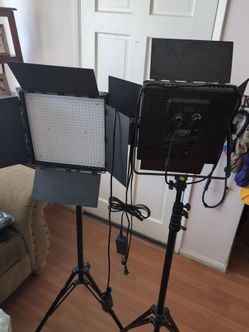 Fovitec 600XB LED Studio Lighting Set of 2