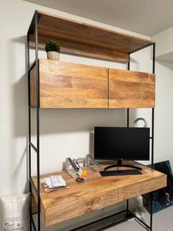 West Elm Industrial Modular Wall Desk!!!