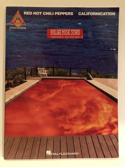 GUITAR SHEET MUSIC RED HOT CHILI PEPPERS Tab